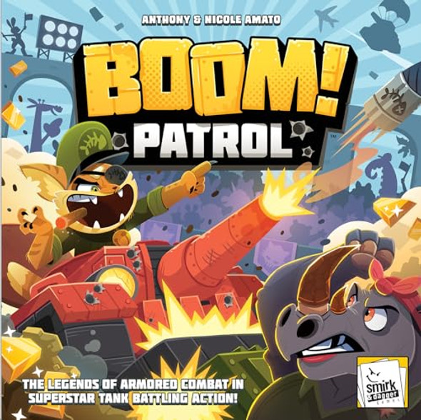 Smirk & Dagger Smirk & Dagger, Boom Patrol - For Ages 14 And Up, 2 To 4 Players