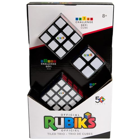 Spin Master Spin Master Rubik'S Cube Trio 3D Puzzle Includes 2X2 Mini Cube, 3X3 Cube And 4X4 Cube