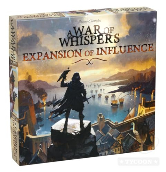 Starling Games A War Of Whispers: Expansion Of Influence – 5-Player Support & Factions, Strategic Board Game Expansion, Ages 14+, Dark Fantasy Wargame