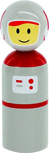 Svan Wooden Stacker Toy Space Rocket - 6 Magnetic Stacking Pieces - Magnet Building Set With Surprise Astronaut Inside, Fun Hands On Game For Kids, All Natural Wood Set, Childrens Interactive Play Svan Wooden Stacker Toy Space Rocket - 6 Magnetic Stacking Pieces - Magnet Building Set With Surprise Astronaut Inside, Fun Hands On Game For Kids, All Natural Wood Set, Childrens Interactive Play