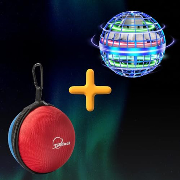 Tikduck 1 Pack Blue Flying Orb Ball, 1 Pack Red Blue Flying Ball Storage Case, Cool Stuff Christmas Birthday Toy , For Kids Age 6 7 8 9 10 Tikduck 1 Pack Blue Flying Orb Ball, 1 Pack Red Blue Flying Ball Storage Case, Cool Stuff Christmas Birthday Toy , For Kids Age 6 7 8 9 10