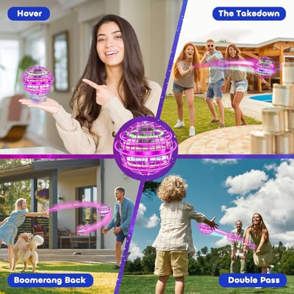 Tikduck 1 Pack Pink Flying Orb Ball, 1 Pack Black Flying Ball Storage Case, Cool Stuff Christmas Birthday Toy , For Kids Age 6 7 8 9 10 Tikduck 1 Pack Pink Flying Orb Ball, 1 Pack Black Flying Ball Storage Case, Cool Stuff Christmas Birthday Toy , For Kids Age 6 7 8 9 10