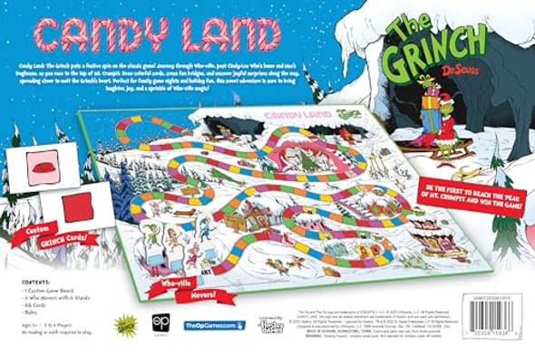 Usaopoly Candy Land: The Grinch Board Game, Play As Who-Ville Characters And Race To Mt. Crumpit, Classic Preschool Game For Kids And Families, Ages 5+, 2-4 Players, Officially Licensed Dr. Seuss Merchandise Usaopoly Candy Land: The Grinch Board Game, Play As Who-Ville Characters And Race To Mt. Crumpit, Classic Preschool Game For Kids And Families, Ages 5+, 2-4 Players, Officially Licensed Dr. Seuss Merchandise