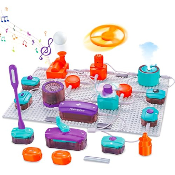 Vanvimen 45 Pcs Science Kits For Kids Ages 5-7 8-12, Electronics Exploration Kit For Kid, Over 151 Projects, Stem Educational Toy For Kids Ages 5-7 8-12, Toys For 5 6 7 8 9 10 11 12 Year Old Boys Vanvimen 45 Pcs Science Kits For Kids Ages 5-7 8-12, Electronics Exploration Kit For Kid, Over 151 Projects, Stem Educational Toy For Kids Ages 5-7 8-12, Toys For 5 6 7 8 9 10 11 12 Year Old Boys