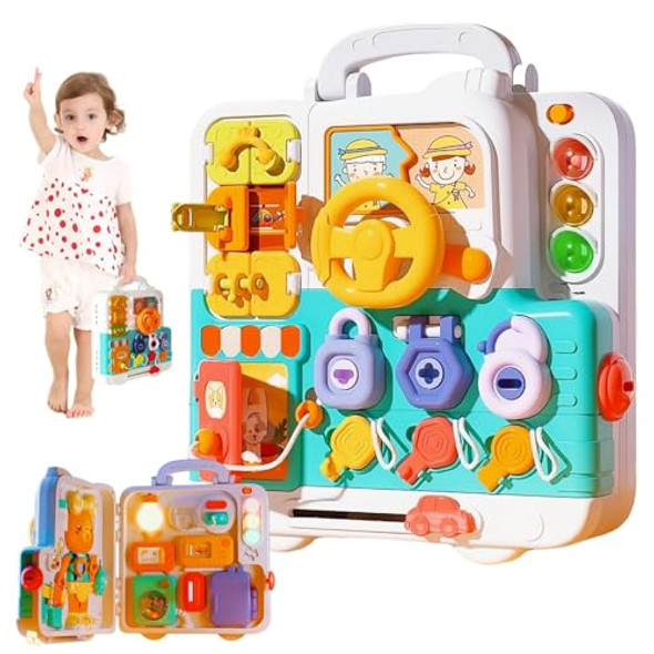 Xlpwta Montessori Toys For 1 Year Old,Baby Busy Boardsensory For Toddlers 1-3,Babyeducational Learning 12-18 Months, Plane For Toddlers For One Year Old Boys And Girls Birthday S