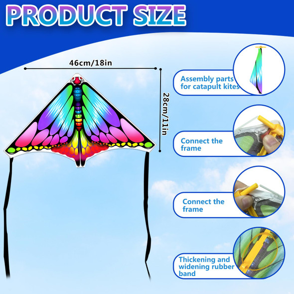 Yongnkids Mini Kite For Kids Adults, Finger Launcher Kites For Kids Age 3-5 4-8 8-12, Kid Kite Easy To Fly On Yard Beach Outdoor Toys, Great For Birthday Party Favors Stocking Stuffers