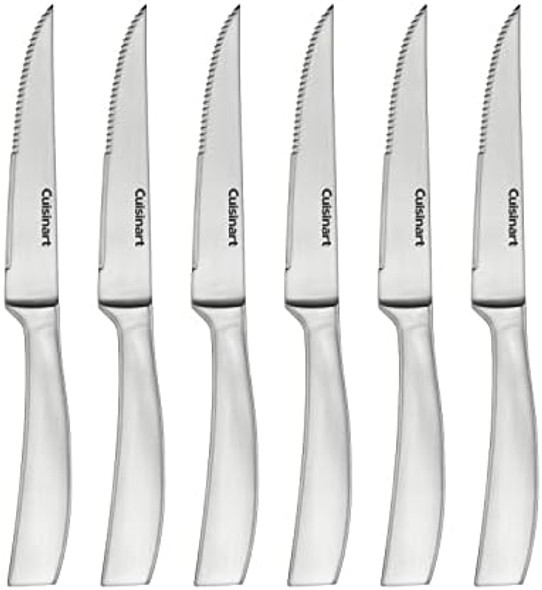 Cuisinart Forged Stainless Steel Premium Steak Knives 6 -Piece Set Cuisinart Forged Stainless Steel Premium Steak Knives 6 -Piece Set