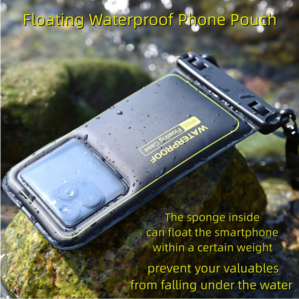 Waterproof Phone Pouch Floating, IP68 Waterproof Phone Case for iPhone 16 Pro 15 14 13 12 11 Pro Max Samsung Google, Dry Bag with Adjustable Lanyard, Up to 6.7'' Black Waterproof Phone Pouch Floating, IP68 Waterproof Phone Case for iPhone 16 Pro 15 14 13 12 11 Pro Max Samsung Google, Dry Bag with Adjustable Lanyard, Up to 6.7'' Black