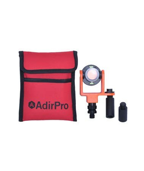 Adirpro Mini Prism System With Side Vial - Heavy Duty Copper-Coated Prism With S-Hook And Bracket - Compatible With Trimble Sokkia Topcon Leica Nikon Penta & More