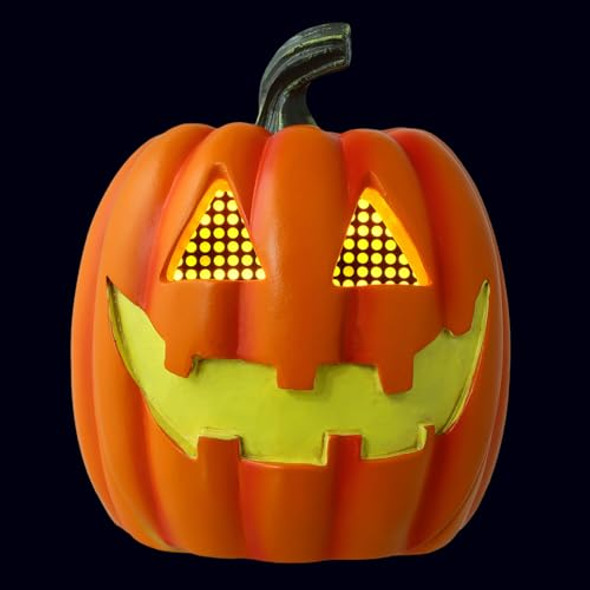 Besportble Halloween Pumpkin Light: Indoor Pumpkin Shaped Led Night Lamp - Battery Operated Table Decoration For Halloween Party Home Decor 6.29 Inches