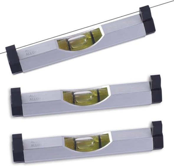 Bethel 3 Packs Bubble Line Level String Tools Aluminum Mini Leveler For Construction Engineering Camping Diy Projects