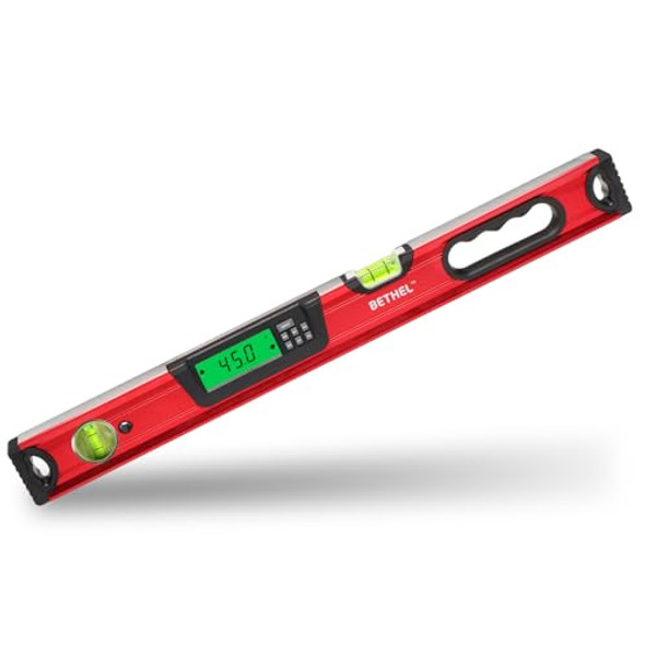 Bethel Digital Level With Lcd Display24Inch Magnetic Digital Torpedo Level Vertical & Horizontal Spirit Bubble Measuring Tools For Woodworking Construction Craftsman