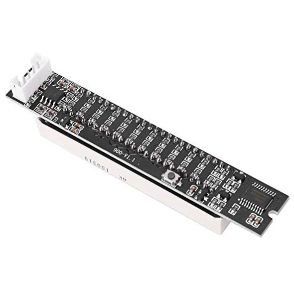Bnineteenteam Dual 12 Stereo Level Indicator Adjustable Light Speed Level Meter Board Module With Agc Mode