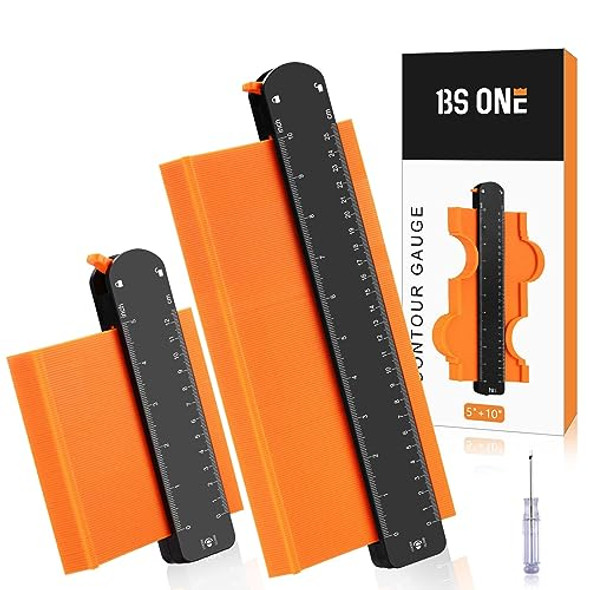 Bs One Contour Gauge 10" And 5" Contour Duplicator With Lock Christmas S For Men Outline Measuring Profile Gauges For Trim Molding Precise Irregular Shape Duplicator