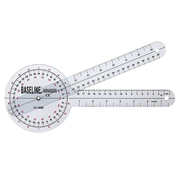 Cando Baseline Goniometer Plastic 12 Inch Arm Length