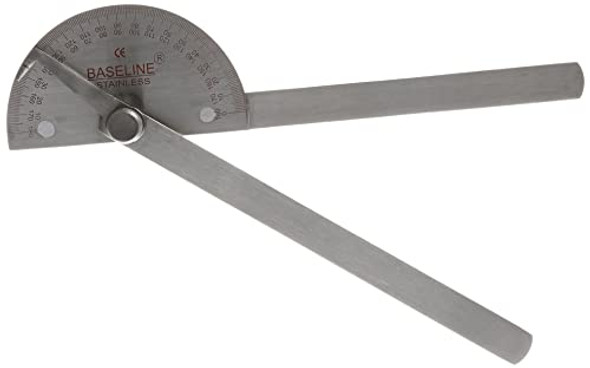 Cando Baseline 12-1040 Stainless Steel 180 Degree Goniometer 8" Length