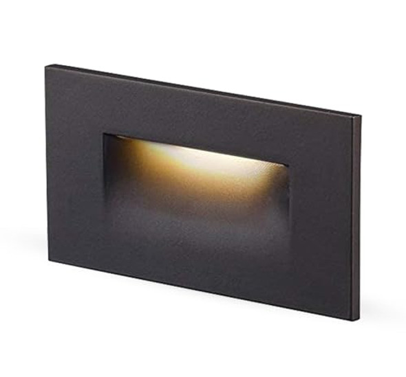 Cloudy Bay 120V Dimmable Led Indoor Outdoor Step Light3000K Warm White Stair Lightsoil Rubbed Bronze