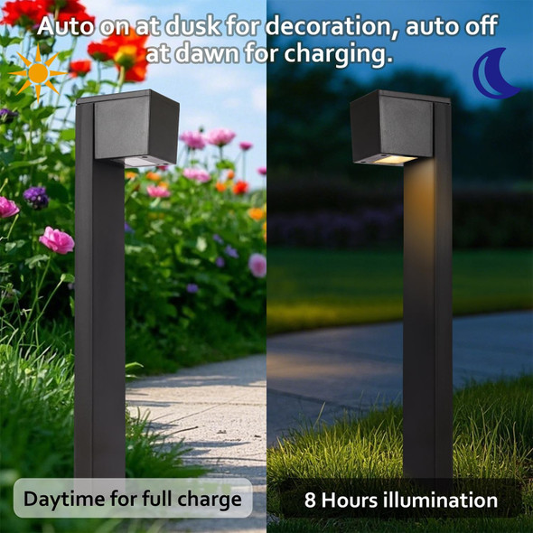 Dynaming Solar Pathway Lights Outdoor 6 Pack Solar Garden Lights Landscape Path Lighting Waterproof & Auto On/Off For Patio Yard Lawn Walkway Driveway Decor