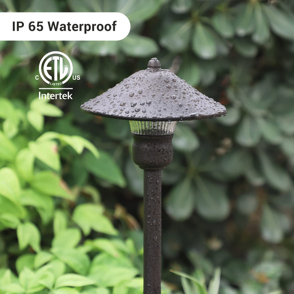 Edishine Smart Halloween Landscape Path Lights Rgbw 350Lm Plug In Led Pathway Lights App Control Compatible With Alexa & Google Music Sync Waterproof Aluminum Outdoor Landscape Lighting For Yard