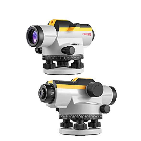 Firecore 32X Automatic Optical Level Kit With Self-Leveling Magnetic Dampened Compensator And Transport Lock High Precision Height/Distance/Angle Level Measureing Tool - Fc-32N
