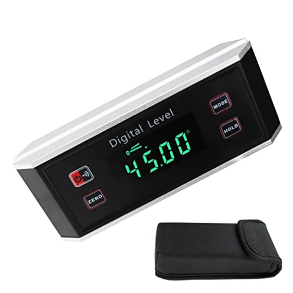 Gain Express Digital Angle Finder Magnetic Table Saw Angle Finder Tool Digital Inclinometer With Backlight Digital Protractor Bevel Level Gauge Woodworking Measuring Tool Level Box For Hanging 0360 Degree
