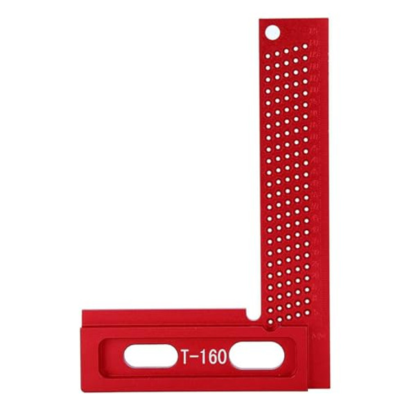 Garosa Marking Ruler L Square Aluminum Alloy Woodworking Scriber Right Angle Measuring Tool For Carpenter Construction Layout Measurement Woodworking Layout Tool