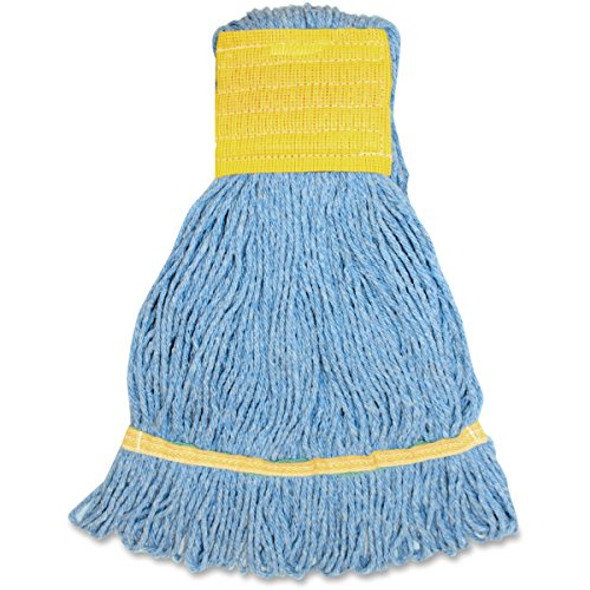 Genuine Joe Genuine Joe Sbl5Bct Small Blend Wide Band Loop Mop 12/Ct Blue