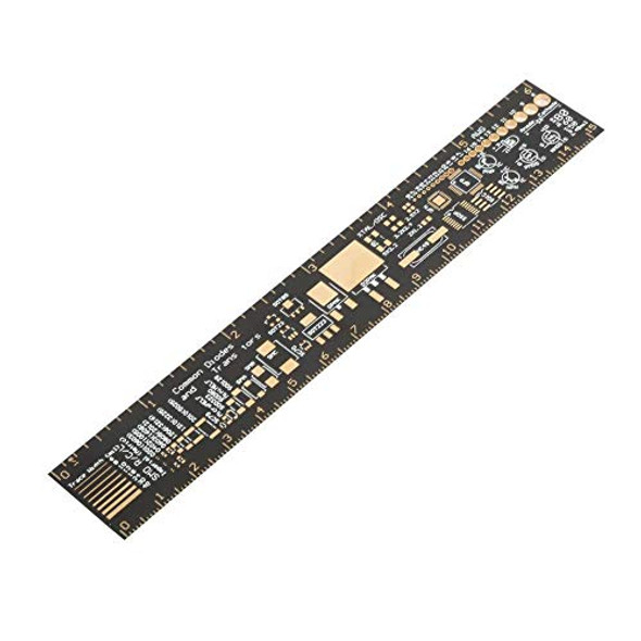 Hilitand Multifunctional Pcb Ruler Engineering Scale Printed Circuit Board Ruler Measuring Tool 15Cm/6.3Inch
