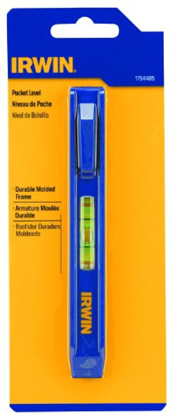 Irwin Tools Pocket Level  Blue  (1794485) (Pack Of 2)