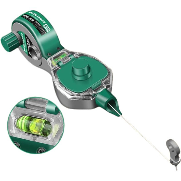 Jsjtamus 164' (50M) Snap Line Reel Kitmarking Ink Bucket With Level Gaugemarking Tools For Woodstone Concrete Wallboardideal For Deck Builders Framers Roofers