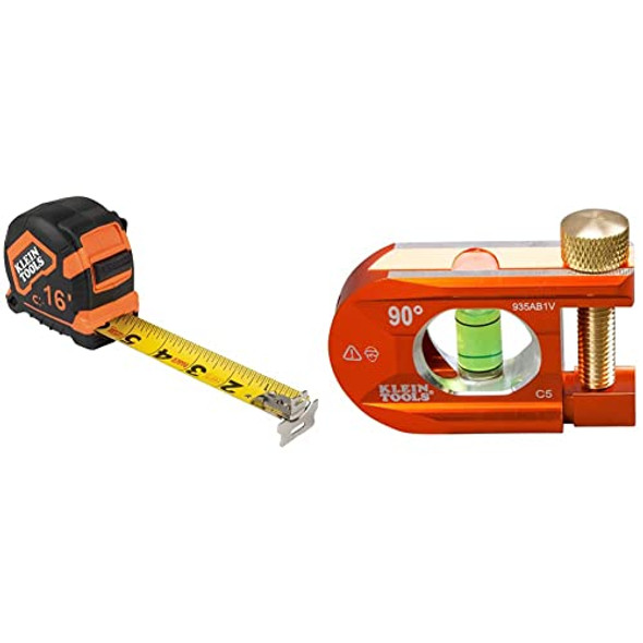 Klein Tools 9216 Tape Measure And 935Ab4V Level