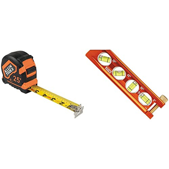 Klein Tools Tape Measure And Level Bundle  9225 + 935Ab4V