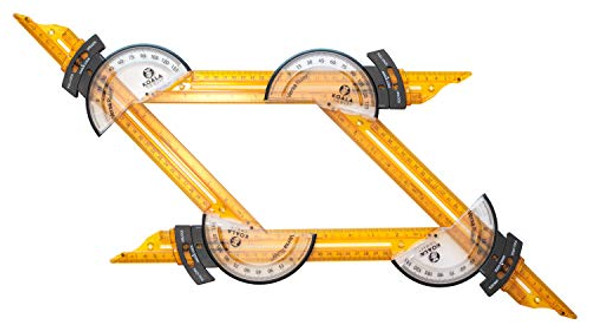 Koala Tools Versa Ruler Multi-Sided Ruler And Shape-Making Tool (4-Pack)