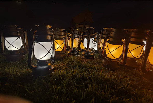 Led Vivid Flame Vivid Flame Led Lantern - Outdoor & Garden Decoration Vintage Led Flame Effect (1)