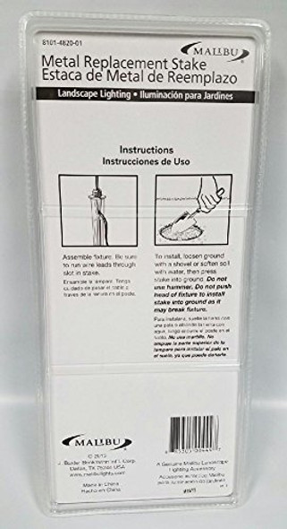 Malibu Cpath & Landscape Light Parts Metal Replacement Stake 8101-4820-01 Lot Of 6