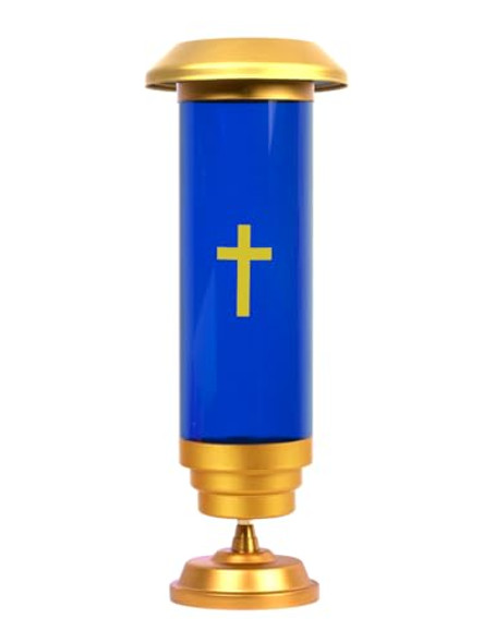 Ourmemo Solar Lights For Cemeterysolar Cross For Cemetery Gravecemetery Solar Lights For Grave For Outdoor Flower Bed Patio Yard Garden Lawn Memorial Cemetery Grave Decorationsblue