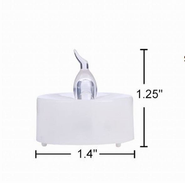 Owlbay 12 Pcs Battery Operated Timer Led Votive Candles Flickering Flameless Tea Lights For Halloween/Christmas Daily/Holiday Decor 6 Hours On And 18 Hours Off Cycling Every Day- Warm White