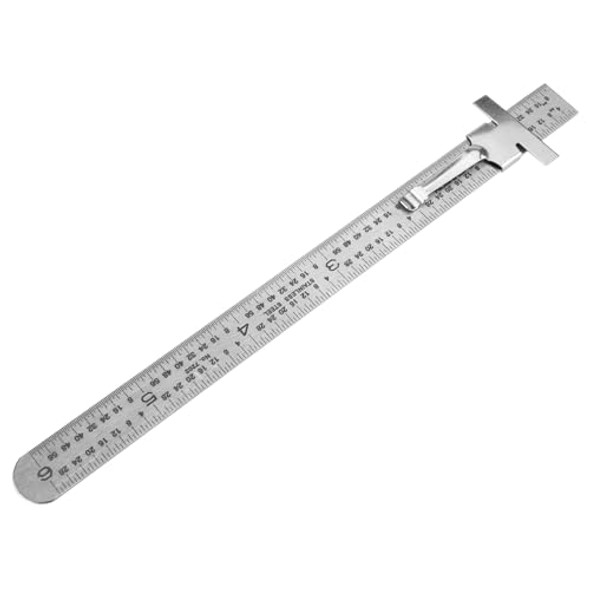 Performance Tool Performance Tool W5707 6-Inch Stainless Steel Sliding Depth Gauge Silver