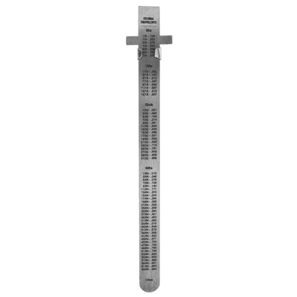Performance Tool Performance Tool W5707 6-Inch Stainless Steel Sliding Depth Gauge Silver