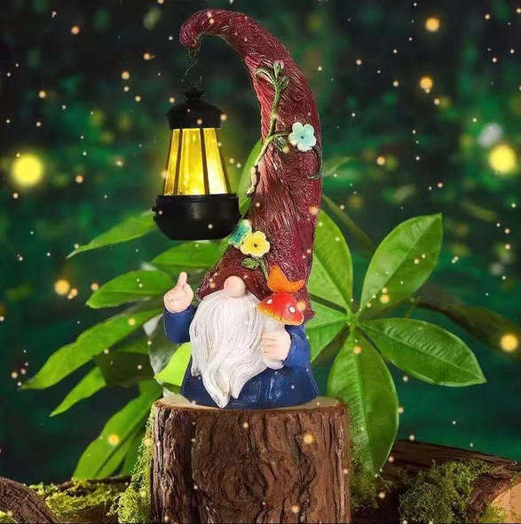 Soxtianrui Garden Gnome Statue With Solar Lightgnomes Decorations For Yardfor Yard Porch Lawn Patio – Funny Gnome Decor S For Women Mom Grandma Housewarming Home Decor S Thanksgiving.