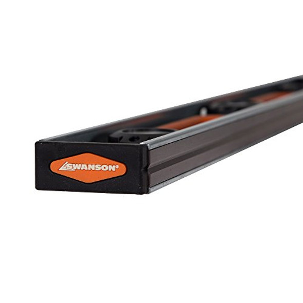 Swanson Tool Co. Inc Swibl24M 24 Inch Magnetic Aluminum I-Beam Level With 3 Bubble Vials For 0°/90°/45° Measurements