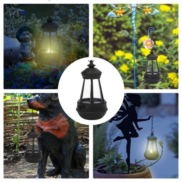 Xingtong Solar Gnome Light Replacement - Plastic Solar Hanging Led Lantern For Outdoor Diy Fairy Garden Decor