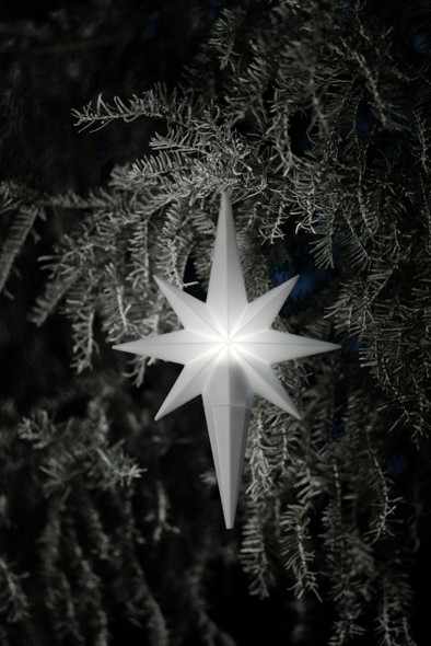 Xodus Innovations Wp700 Battery Powered Hanging Decorative Outdoor Pulsing 14 Inch Star Light With Sensor Turns-On At Dark