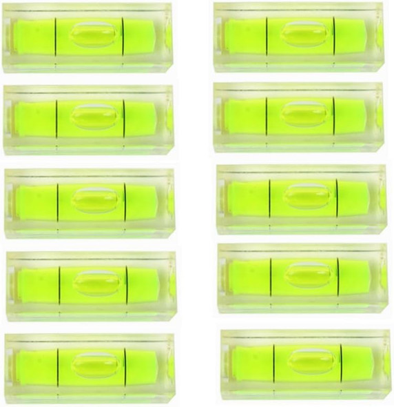 Yotom 11Pcs Mini Level Picture Hanging Spirit Bubble Level 10X10X29Mm Square Level Mark Measuring Tools