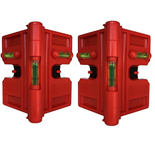 Yotom 2 Pack Folding Magnetic Post Level For Pipe Post And Beams Leveling
