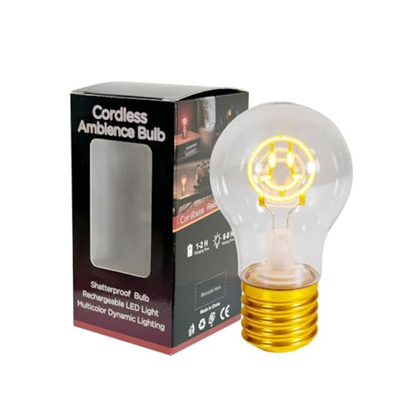 Yufaltrinx Heart Cordless Ambience Light Bulb Pink Usb Rechargeable Led Table Lamp Night Light  For Valentine'S Day Wife Girlfriend Wedding Home Decor Little Moon Light Lamp 3 Brightness Settings