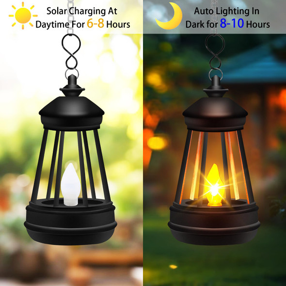 Yulloyello Mini Solar Lantern Lights Replacement For Outdoor Statue Small Hanging Lantern Replacement Waterproof Garden Decor Outdoor Lighting Decorative Lights For Yard Patio Lighting Warm White 2 Pack