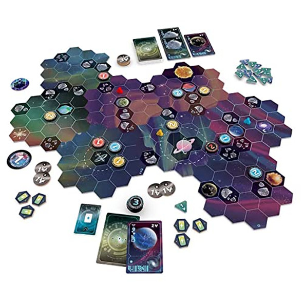 AEG Wormholes Connect the Galaxy Warp Ships Science Fiction Space Exploration Modular Pick-Up and Deliver Board Game 1-5 Players Ages 10+