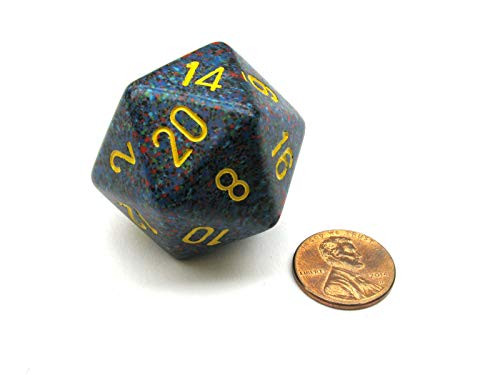 Chessex Jumbo d20 Counter - Speckled 34mm Dice: Twilight