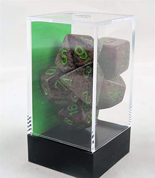 Chessex Polyhedral 7-Die Festive Dice Set - Carousel with White Numbers CHX-27440